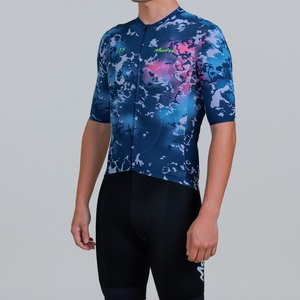 Logo personnalisé uniformes de <span class=keywords><strong>cyclisme</strong></span> à manches courtes chemise de <span class=keywords><strong>cyclisme</strong></span> vêtements de vélo d'été en gros - Product Image 1
