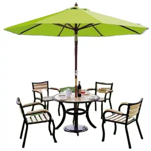 Ombrellone da Esterno in Legno Impermeabile Stile Cinese, Forma Ottagonale/Quadrata, con Manovella/Paranco Regolabile per <span class=keywords><strong>Giardino</strong></span> e Arredamento da Patio - Product Image 4