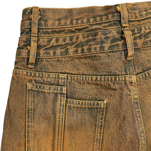 انخفاض موك 30 + تخصيص OEM ODM الجينز الفضفاضة الرجال مستقيم دائم خمر الجينز الكلاسيكي تنوعا نمط عارضة ارتداء اليومية - Product Image 3