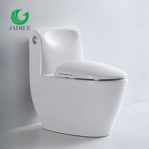 Phong cách hiện đại inodoro thiết bị vệ sinh gốm Nước Tủ quần áo tầng gắn bóng trắng một mảnh nhà vệ sinh thổi - Product Image 1