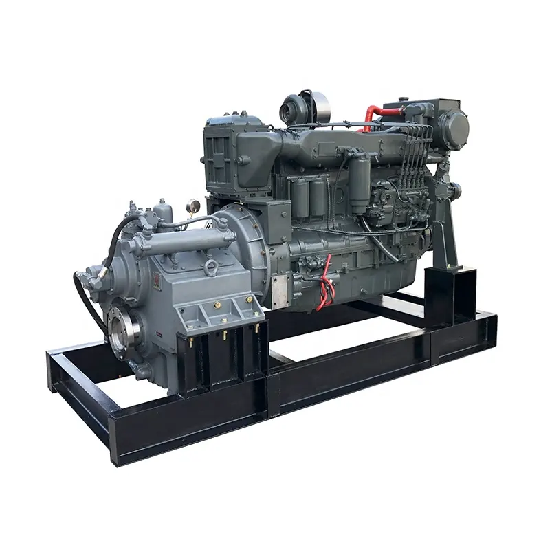 20hp 30hp 40hp 50hp 100hp 200hp 300hp 400hp 500hp Marine Diesel Engine dengan Gear Box Kualitas Tinggi