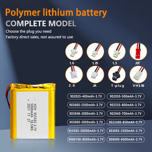 Полимерный литиевый аккумулятор KC 955565 5000 мАч 18,5wh 3,7 В <span class=keywords><strong>800</strong></span> циклов для дистанционного управления автомобильным мобильным зарядным устройством <span class=keywords><strong>Li</strong></span> <span class=keywords><strong>Po</strong></span> - Product Image 4