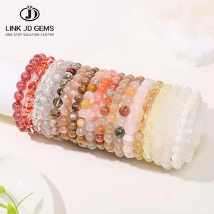 Bracelets de méditation et de yoga unisexes en pierre naturelle de style américain, œil de tigre, agate, quartz, vente en gros JD GEMS - Product Image 3