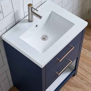 Personalizada Petite Salle de Bain Ensemble Meuble Salle de Bain sobre el mostrador fregadero maquillaje vanidad <span class=keywords><strong>lavabo</strong></span> <span class=keywords><strong>baño</strong></span> tocadores - Product Image 2