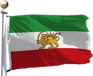 Outdoor-Kulturdekoration <span class=keywords><strong>Iran</strong></span> Löwe Sonne Flagge Doppelt Genähte Kanten Langlebiges Material <span class=keywords><strong>Iran</strong></span> Löwe Sonne Flagge - Product Image 5