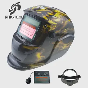 Produsen RHK Masker Helm Las Disetujui CE Langsung Lensa Helm Las Tampilan Lebar