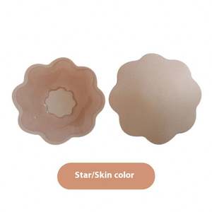 Cache-tétons invisibles en silicone sexy du fabricant, anti-éblouissement, pétales de poitrine <span class=keywords><strong>bio</strong></span> pour mariage, natation, usage quotidien, tissu anti-éblouissement - Product Image 6