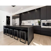 Meubles de cuisine aux designs modernes, conception 3D pour armoires de cuisine