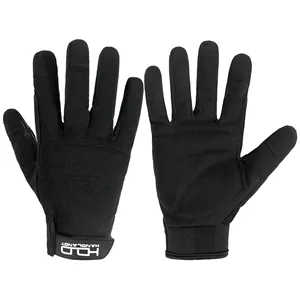 HANDLANDY best sell wholesale Synthetic leather construction safety Touch Screen Mechanic work gloves