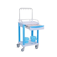 Chariot médical de soins infirmiers de clinique d'hôpital ABS économique SKR-IT625 avec le support d'infusion
