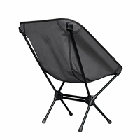 Chaise de camping portable légère NBT pour l'extérieur, chaise de camping pliable ultralégère compacte avec sac de transport, charge maximale de 400 lb