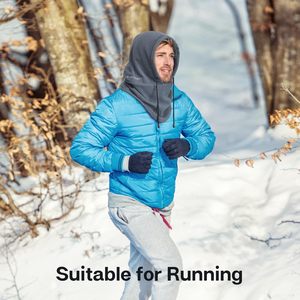 Cagoule JX personnalisée en polaire épaisse coupe-vent pour l'hiver, cache-cou, <span class=keywords><strong>masque</strong></span> facial unisexe pour la pêche et les sports de plein air - Product Image 3