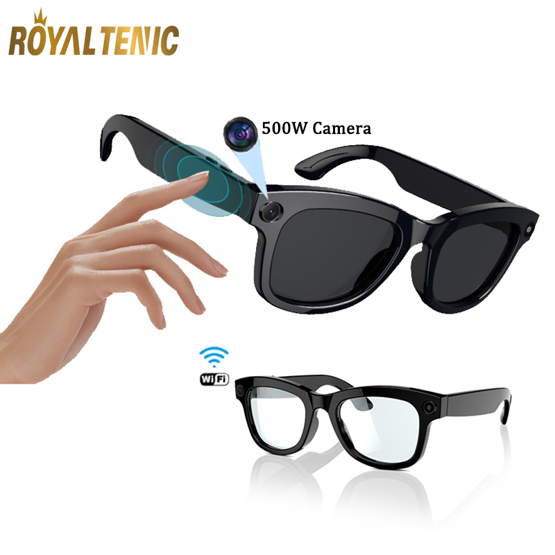 M01 Smart Sunglasses Photo Video Recording Antil-Blue Intelligent Eye Glasses AI Translator Audio WIFI Smart Glasses with Camera