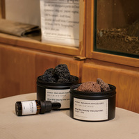 Diffuseur d'arômes en pierre volcanique rouge, ensemble de décoration d'intérieur, diffuseur d'huiles essentielles, cadeau parfumé pour mariage et anniversaire