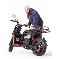 Vélo électrique Disiyuan U2 Pro avec moteur de moyeu arrière, frein à disque, batterie 30Ah, vitesse maximale 70 km/h, amovible pour la livraison