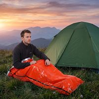 Sac de couchage thermique en Mylar pour premiers secours, survie d'urgence et situations d'accident