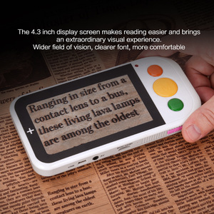 Lector Electrónico Digital Portátil de Mano, Pantalla Plegable de 4.3 Pulgadas, Múltiples Modos de Color para Baja Visión, UM035W Digital - Product Image 1