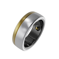 Bague intelligente pour hommes et femmes, noire, avec technologie Bluetooth, étanche, bague de sport, surveillance du sommeil, fréquence cardiaque, électronique
