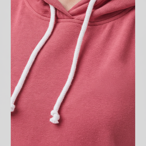 Sudadera con Capucha Corta de Invierno para Mujer, con Logotipo Personalizado al por Mayor, Sudadera de Forro Polar, Ropa Casual de Calle, OEM/ODM Disponible - Product Image 1