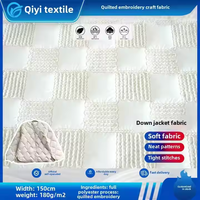 Factory-Source Veste matelassée Tissu Rayures 75d Doublure en coton imperméable tricoté avec motif à carreaux et design teint