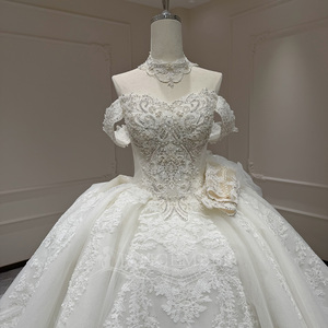 Vestido <span class=keywords><strong>de</strong></span> Novia Civil XX48, Sin Tirantes, Sin Mangas, Espalda con Cordones, Vestido <span class=keywords><strong>de</strong></span> Baile <span class=keywords><strong>de</strong></span> Lujo con Cuentas y Apliques <span class=keywords><strong>de</strong></span> Encaje, Jancember - Product Image 5