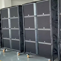 L-Acoustics K1 Enceinte Line Array à Deux Canaux et Trois Voies de 15 Pouces en Contreplaqué de Bouleau avec Revêtement Polyurée pour Spectacles en Extérieur