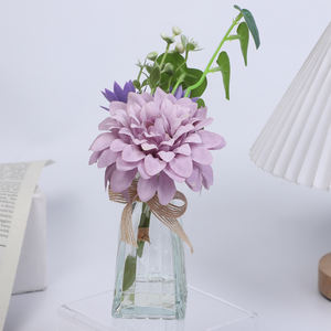 <span class=keywords><strong>Fleurs</strong></span> artificielles réalistes, mini-pots de <span class=keywords><strong>fleurs</strong></span> en plastique, fausses décorations aquatiques, feuillage en vrac, respectueux de l'environnement, légers, pour murs - Product Image 6