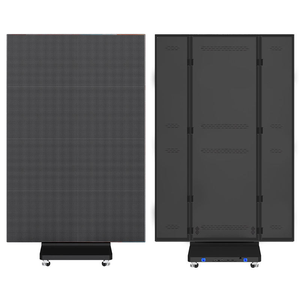 Écran LED publicitaire intérieur pleine couleur P2.5 triple panneau, autoportant, connectable et mobile pour magasin - Product Image 3