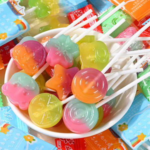 Paletas de Caramelo de <span class=keywords><strong>Dos</strong></span> Colores al por Mayor, Dulces Duros con Sabor a Frutas en Formas Lindas, Deliciosos y Divertidos Dulces en Bolsa - Product Image 4