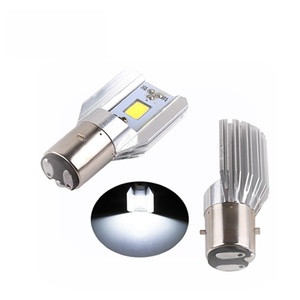 ชิป COB อลูมิเนียมคุณภาพสูง BA20D H4 กำลังไฟ 20W 12V 800 ลูเมนส์ 6000K ไฟหน้ารถมอเตอร์ไซค์ LED H6 ไฟสูง/ต่ำ กำลังไฟสูง สปอตไลท์ - Product Image 6