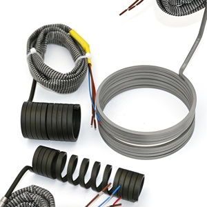 Tuyau <span class=keywords><strong>de</strong></span> chauffage <span class=keywords><strong>de</strong></span> bobine <span class=keywords><strong>de</strong></span> canal chaud en spirale certifié CE câble chauffant à induction flexible pour machine d'injection - Product Image 4