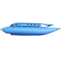 Thundercat Aluminium Floor Sport Yacht Hypalon PVC Catamaran Gonflable pour Extérieur Dérive Voilier Course Catamaran à Vendre