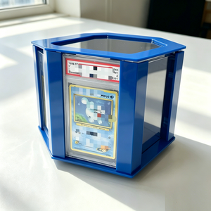 Hot Sale Modern Rotating Custom <b>Acrylic</b> <b>Display</b> <b>Stand</b> Easy Assembly Trading Card Grading Slab For Desktop Showcase - Product Image 2