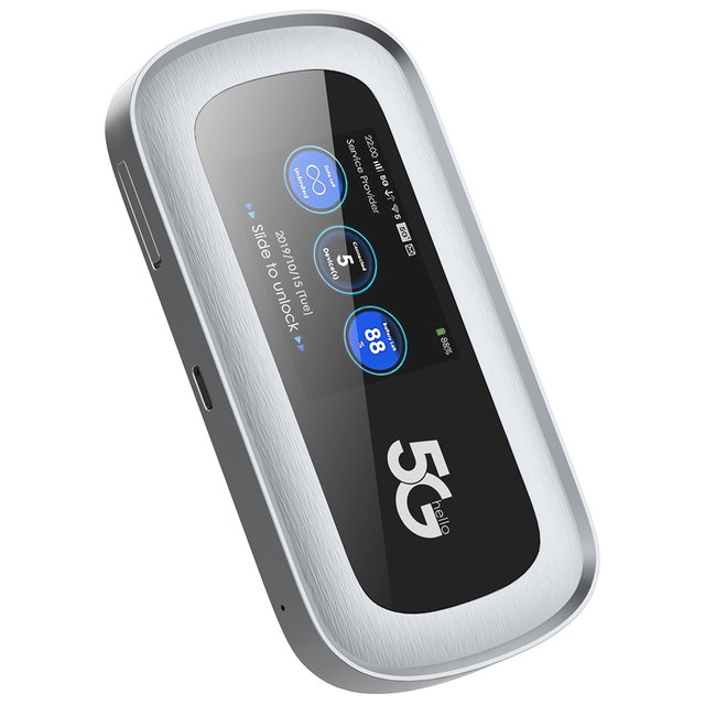 2.4' LCD Android 11  5.1  Portable Pocket Router 5g Wifi 6