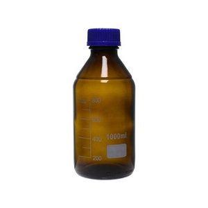 Huke logo personalizzato 100 250 500 1000 2000ml bottiglie di reagente ambra fase mobile duran bottiglia per solvente su misura - Product Image 5