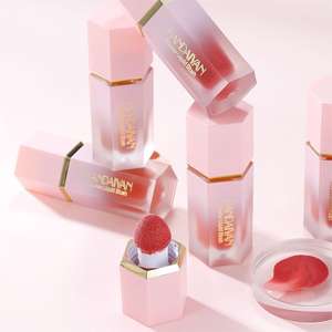 सबसे ज्यादा बिकने वाला शाकाहारी तरल पाउडर ब्लेशर 6 रंग-लड़कियों के चेहरे के मेकअप की मरम्मत के लिए उपयोग की जाने वाली आंखों की छाया - Product Image 6