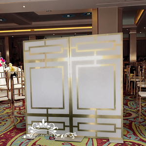 <strong>Golden</strong> Wedding <strong>Panel</strong> Backdrop Made by Occasions Furniture Decorations Wall - Product Image 3