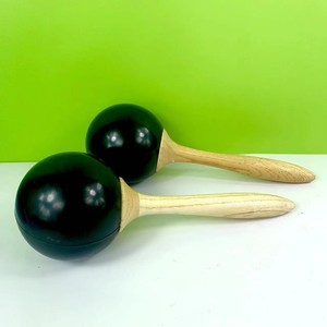 Maracas en plastique et bois, instrument de percussion, marteleau à sable, pour fête musicale, jeu, mariage - Vente chaude - Product Image 3