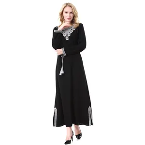 Abaya-ropa de fiesta para mujeres musulmanas, venta al por mayor, fábrica de Dubái Hina, venta al por mayor, colección de lujo en línea