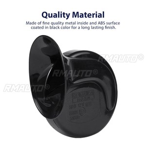 2 Bocinas de Aire Eléctricas de 500db y 12V para Auto, Barco, Motocicleta, Bocina de Doble Tono, Alarma Fuerte - Product Image 2