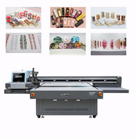 Nouvelle imprimante UV hybride à plat grand format tout-en-un de 2,5 mètres avec tête d'impression CF3R, encre UV, 5 m/h, 1200 dpi