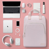 Housse en tissu 14 pouces pour femme, élégante et respirante, sacoche ultra-légère pour ordinateur portable avec séparation humide/sec, étui de protection pour tablettes