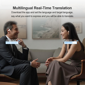 Auriculares Traductores de Voz Inteligentes con 165 Idiomas, ODM al por Mayor, para Reuniones de Negocios y Viajes al Extranjero, con Certificación RoHS y REACH - Product Image 3