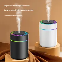 Humidificateur Mini USB à Changement de Couleur Ambiant pour Voiture, Thème Courses de Chevaux