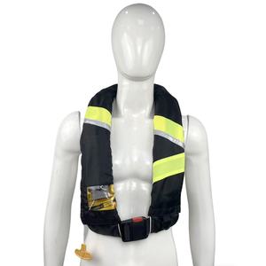 Chalecos Salvavidas Inflables de 150N para Adultos, Aprobados por la Guardia Costera de EE. UU., Tela Oxford+TPU, Chaleco Salvavidas Manual con Reflectante - Product Image 5