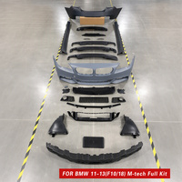 Kit de carrosserie avant et arrière de style MT pour BMW Série 5 F10 F18 2011-2017, avec calandre, kit de conversion Factoy Car F10 F18