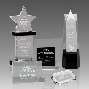 Trofeo de Cruz Maltesa de cristal personalizado con grabado gratuito, regalo de negocios, trofeo de cristal decorado - Product Image 6