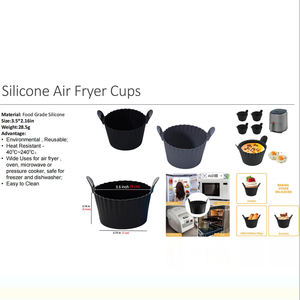 Hot Sale Reusable Silicone Poacher Mold Home Use Dishwasher Safe Silicone Cups for Air Fryer <b>Oven</b> Microwave Cooker Dish - Product Image 6