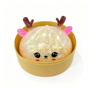 Juguete Blandito de Ciervo Navideño de Subida Lenta, Juguete Antiestrés Sensorial, Lindo Juguete Blandito para Aliviar el Estrés, Regalos Navideños - Product Image 3