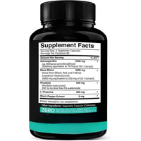 Compléments alimentaires à base de plantes OEM/ODM pour hommes : Capsules d'Ashwagandha et de Maca, Poudre de racine de Maca noire, rouge et jaune – Soutien énergétique pour adultes